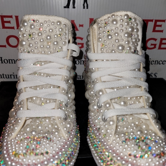 Custom Converse All Star Wedges (NWOB) - Picture 3 of 4